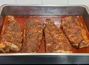 Foto principal de Costillas al horno en salsa de ketchup con Coca-cola