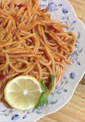 صورة لوصفة معكرونة بالملفوف وزيت الزيتون مميزة