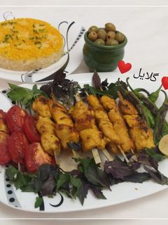 عکسی از دستور جوجه کباب لاری 😋