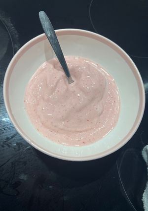 Φωτογραφία της συνταγής Παγωτό φράουλα🍓