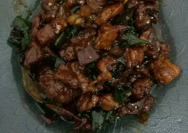 Sate sapi goreng