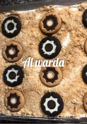 صورة لوصفة كيكة البسكويت طبقات