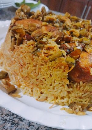 صورة لوصفة مقلوبة الفول