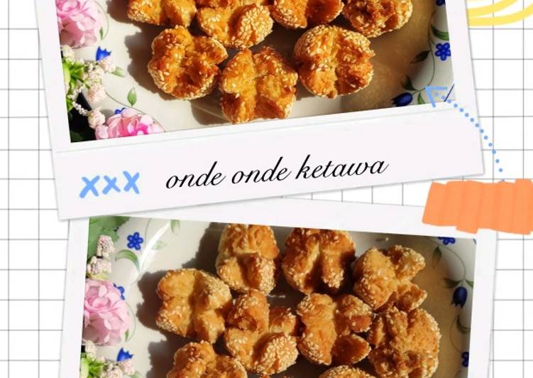 Resep Onde onde ketawa Anti Gagal