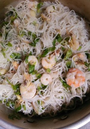 Foto resep Sop udang bihun