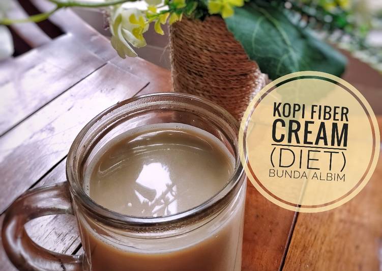 Bagaimana Menyiapkan Kopi Fiber Cream (DIET) Anti Gagal