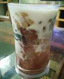 Chè đậu đỏ, đậu trắng, nước cốt dừa