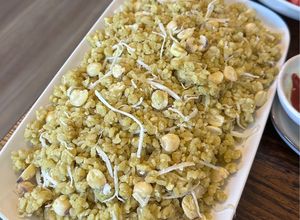 Hình của món Xôi cốm dừa.