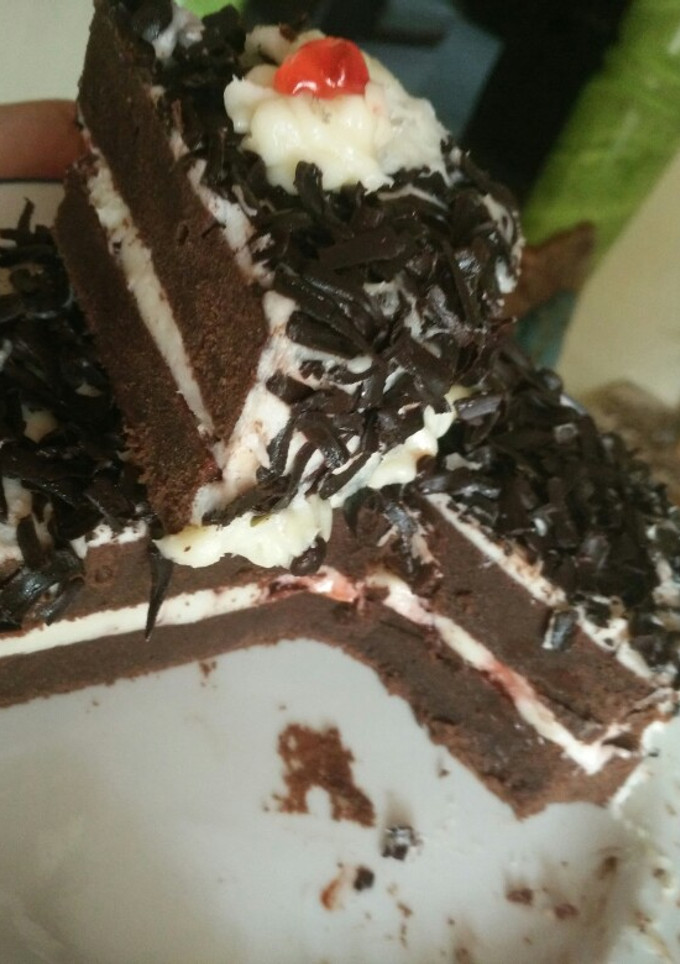 Foto resep Blackforest kukus sederhana,lembut dan enak!!!