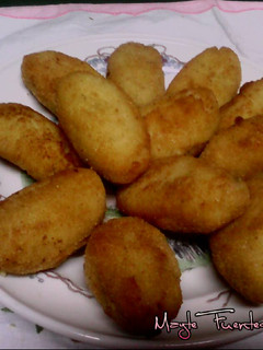 Una foto de Croquetas de restos de paella