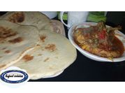 A picture of chapati chicken