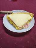Tarta fácil de jamón y choclo