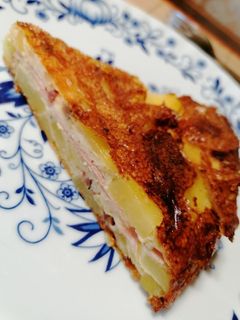 Kartoffel Frittata mit Schinken Rezepthauptbild
