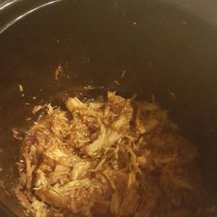 A picture of Applewood smoked pulled pork.