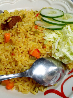 A picture of Jollof rice.