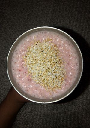 Una foto de Malteada de fresa