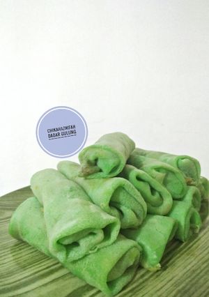 Foto resep Dadar Gulung (kulit anti gagal anti sobek!!) #jajanantradisional