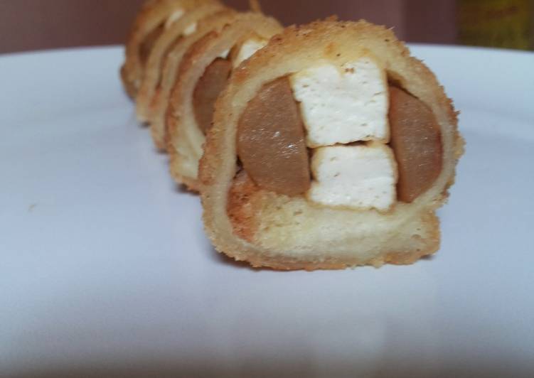 Roti Gulung Sosis Tahu