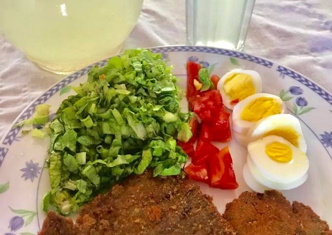 Milanesas De Pan Y Carne Crocantes Y Saludables Receta De 🌸 Carolita 🌸 ...