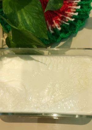 عکسی از دستور ماست محلی با نشاسته ذرت