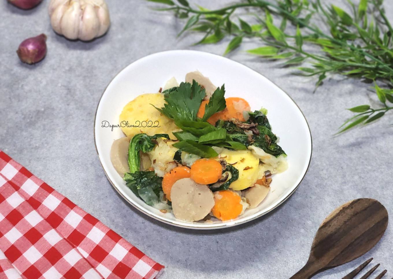 Capcay Sayur Tofu Bakso