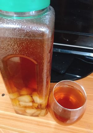 Hình của món Trà đen lê đường 🍐.