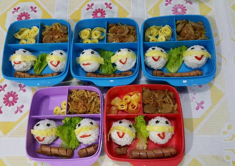 Bekal Anak Bento "Nasi Unyu-unyu" �?😙�?