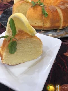 صورة لوصفة كيكة ليمون هشة 🍋💛