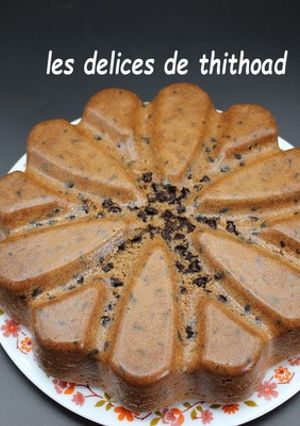 Une photo de Gâteau mandarine, cannelle et chocolat