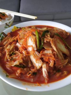 Hình của món Kimchi cải thảo.
