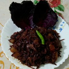 A picture of Purple cabbage ghanto.