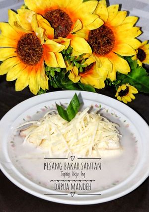 Foto resep Pisang Bakar Santan Topping Keju