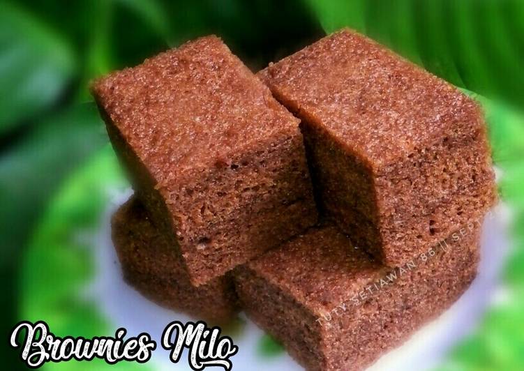 Cara Memasak Untuk Mencoba Di RumahBrownies milo