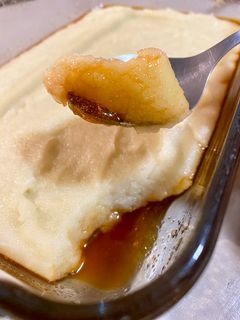 Una foto de Flan de sémola 🍮 (sin horno)