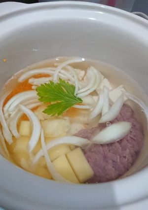 Foto resep Mpasi 4 Bintang (Bubur Ati ayam wortel)