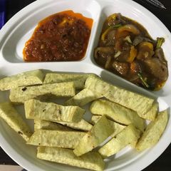 A picture of Black Pepper Yam fries.
