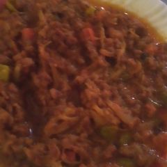 A picture of Qeema do piyaza (30 min cooking).