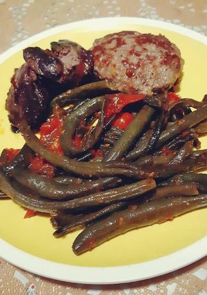 Une photo de Poêlée d'haricots verts a la tomate 🍴