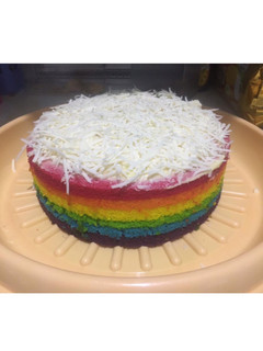 Foto resep Rainbow Cake Kukus