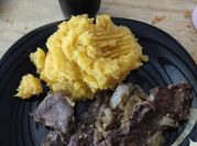 Una foto de churrasco a la criolla