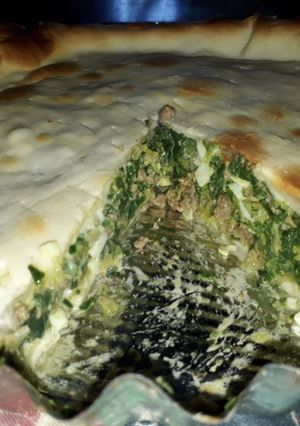 Una foto de Tarta de acelga y carne!!!