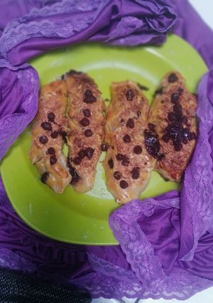 Foto resep Strudel pisang nyoklat Keju
