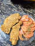 Escalopes de pollo al horno