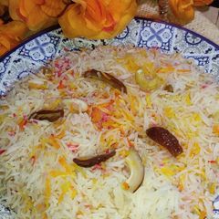 A picture of Zarda Mutanjan Rice.