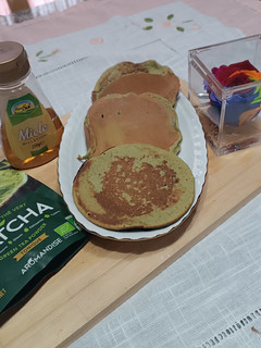 Foto di Pancake al tè matcha