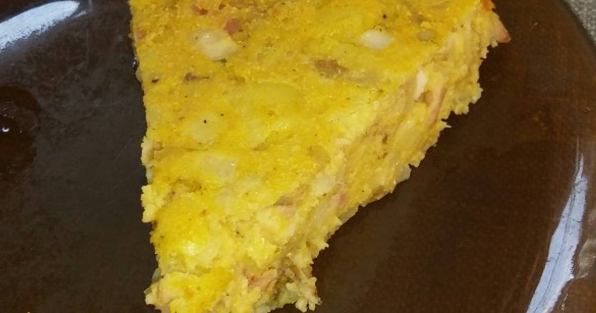 Tortilla de papa sin huevo Receta de Rocio Tordini Cookpad