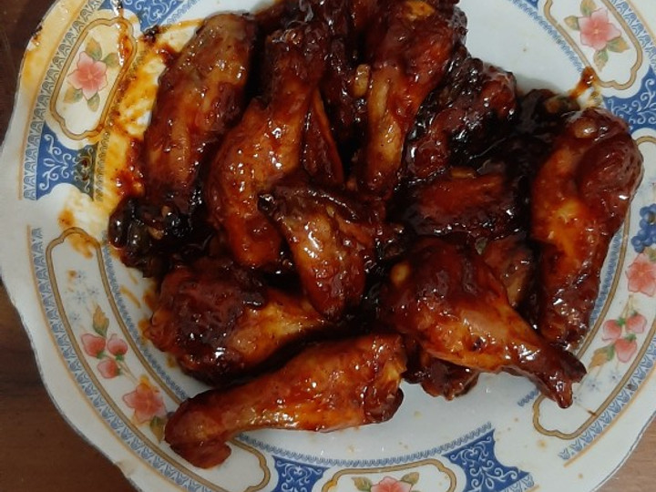  Cara  memasak Spicy chicken wings simpel ala Drama Korea  sedap
