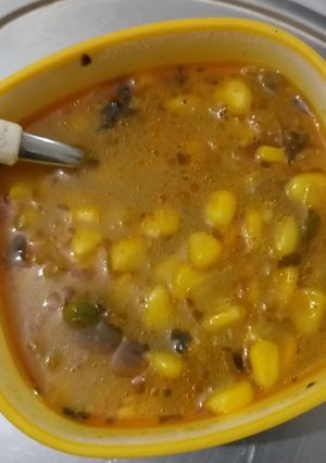 A picture of Sweet corn sabji.