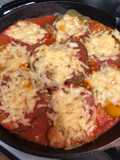 Boudin stuffed peppers