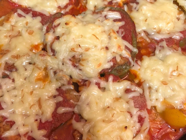 Easy Steps to Prepare Boudin stuffed peppers the So Delicious So Delicious